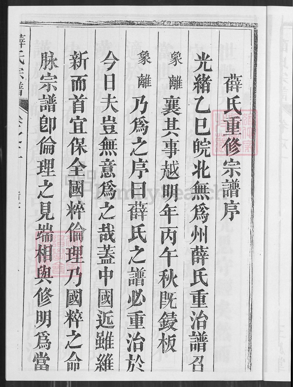 图片[3]-安徽芜湖无为县濡须漕溪薛氏宗谱（三凤堂）电子版PDF下载-中华家谱网