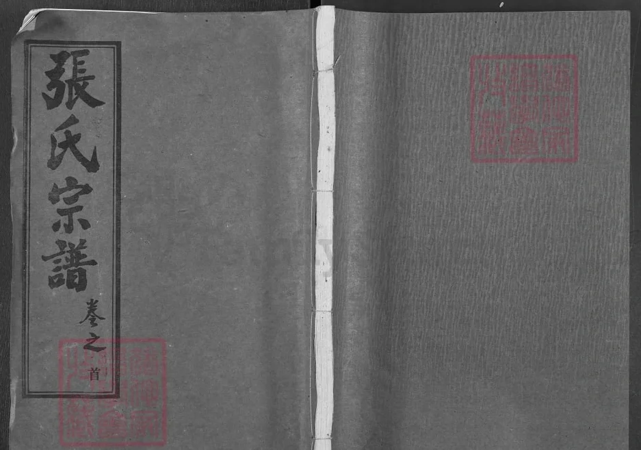 湖北武汉新洲区张氏宗谱（敦伦堂）电子版PDF下载-中华家谱网