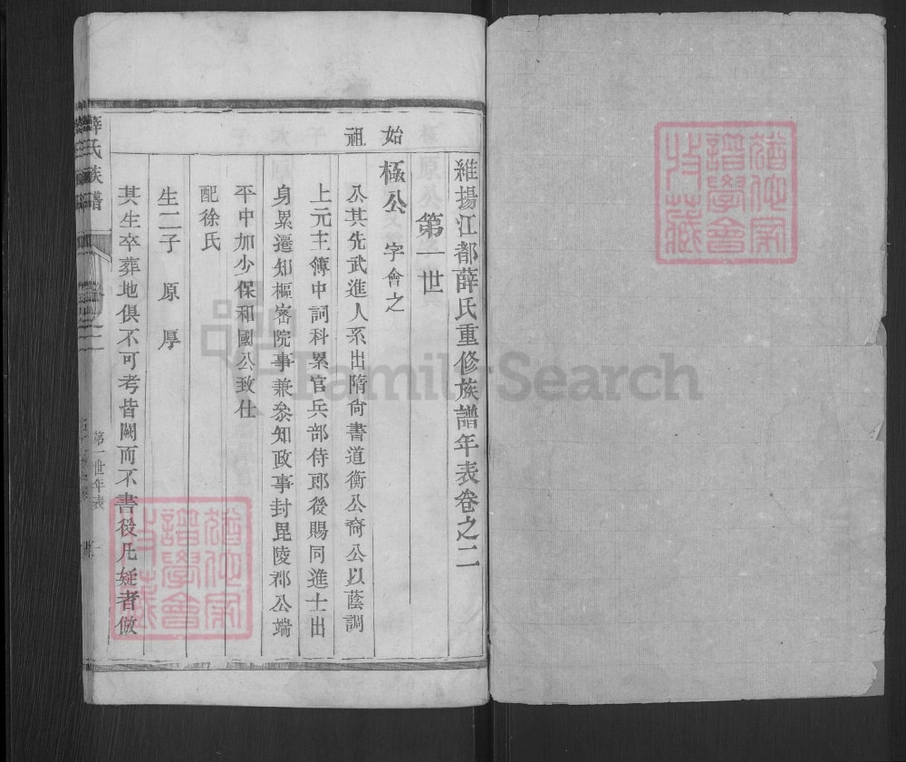 图片[5]-江苏扬州维扬江都薛氏重修族谱电子版PDF下载-中华家谱网