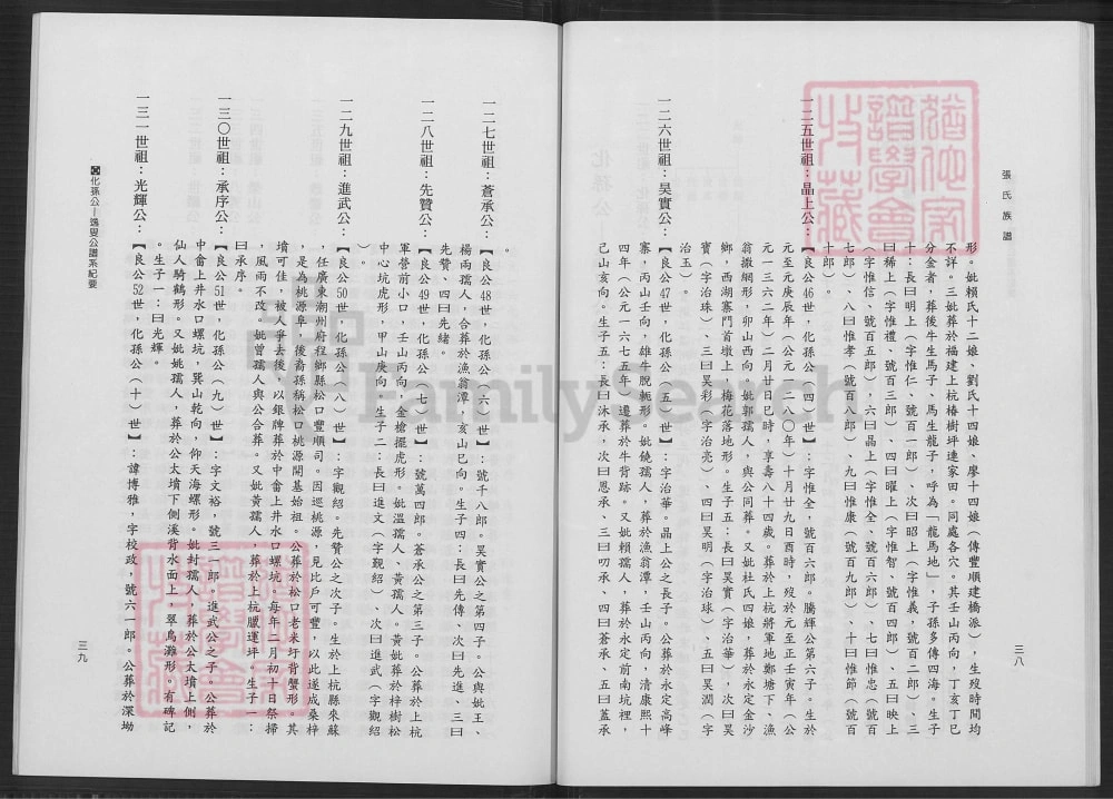 图片[5]-广东梅州梅县大坪镇下嶂村张氏族谱电子版PDF下载-中华家谱网