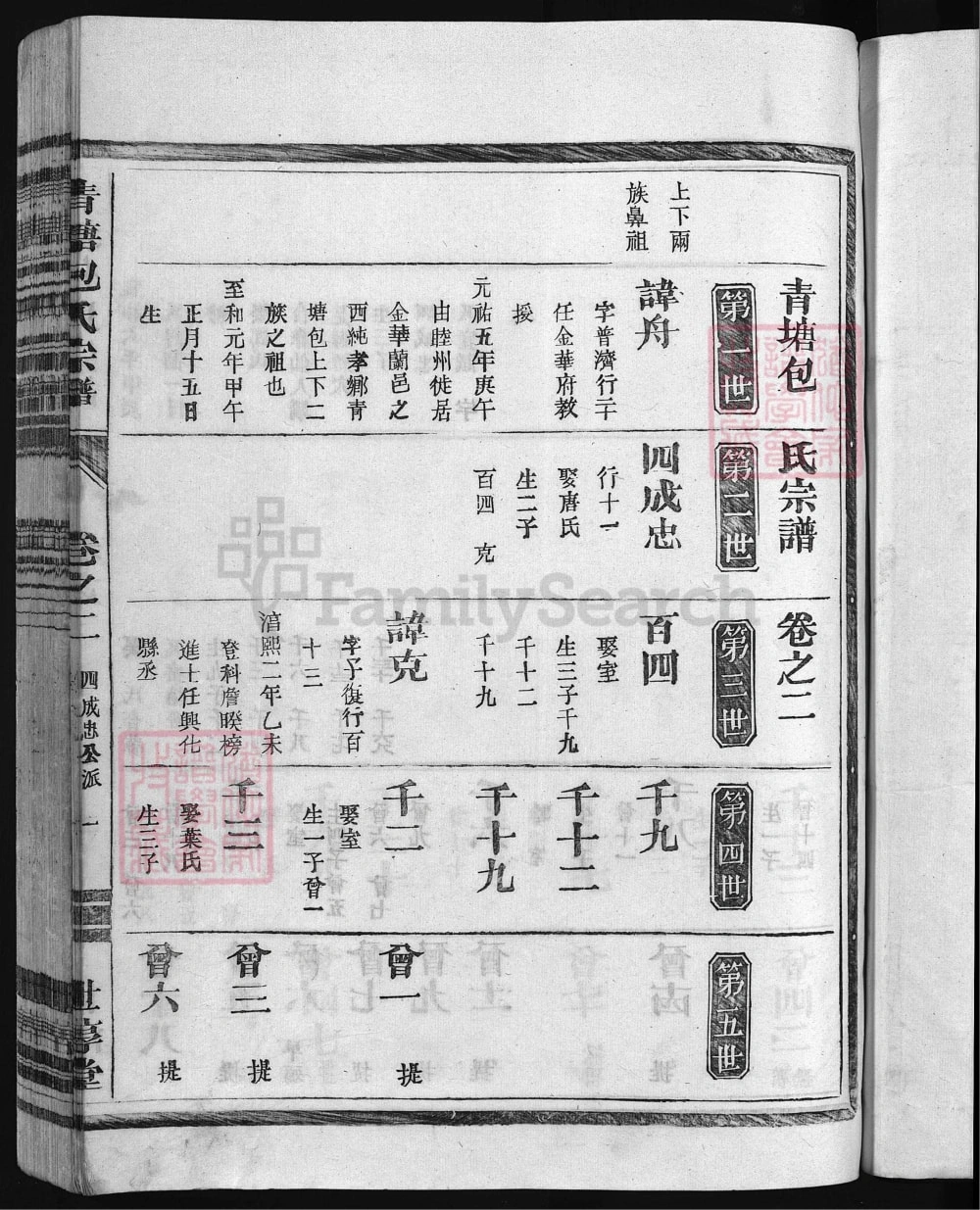 图片[2]-浙江兰溪青塘包氏宗谱（世淳堂）电子版PDF下载-中华家谱网