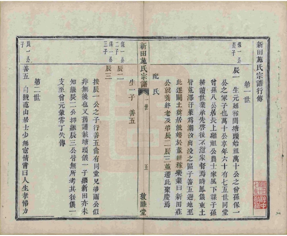 图片[5]-浙江杭州萧山新田施氏宗谱（敦睦堂）电子版PDF下载-中华家谱网