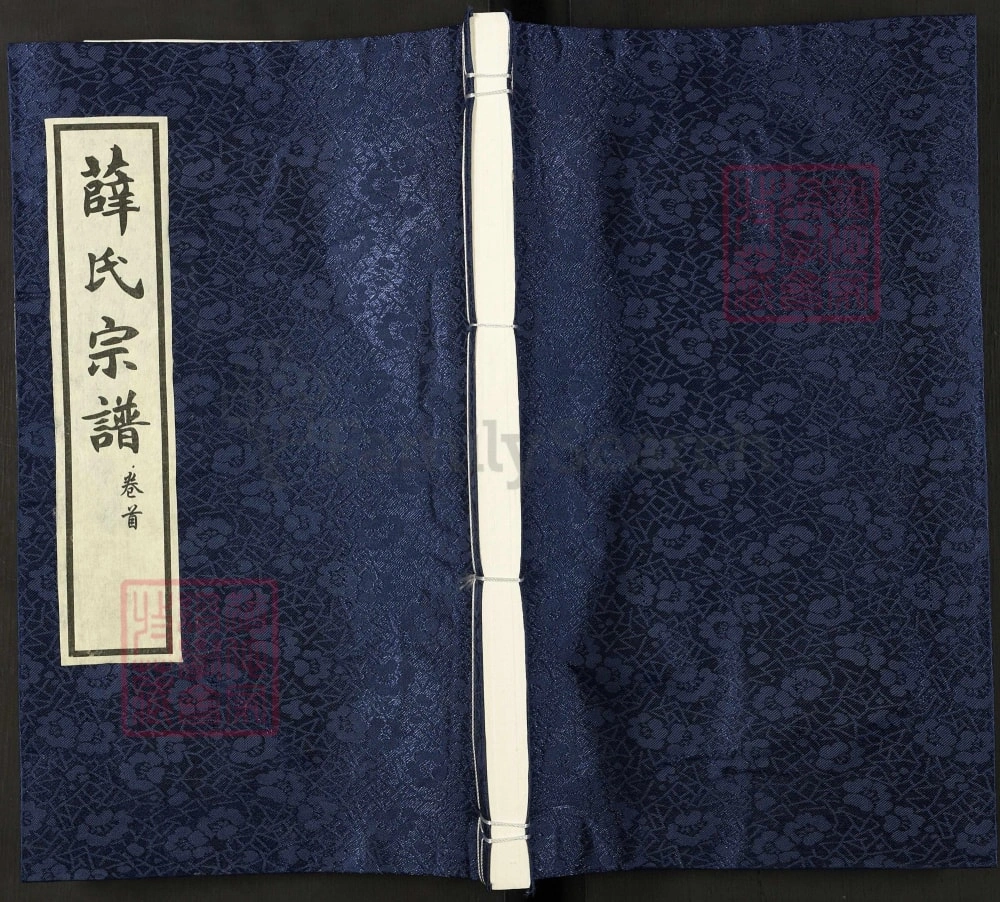 图片[1]-安徽六安霍邱薛氏宗谱电子版PDF下载-中华家谱网
