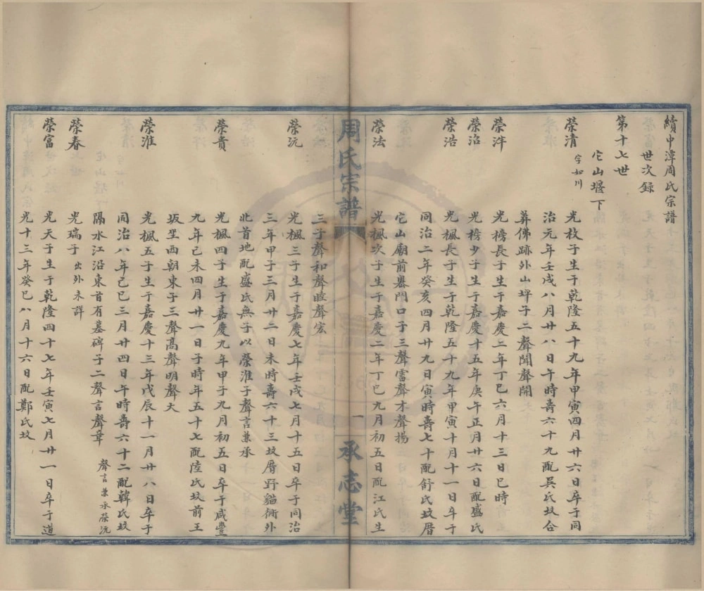 图片[3]-浙江宁波续中潭周氏宗谱（承志堂）电子版PDF下载-中华家谱网