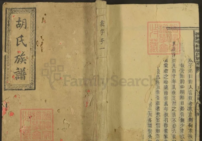 湖南汝城中桂胡氏族谱-中华家谱网