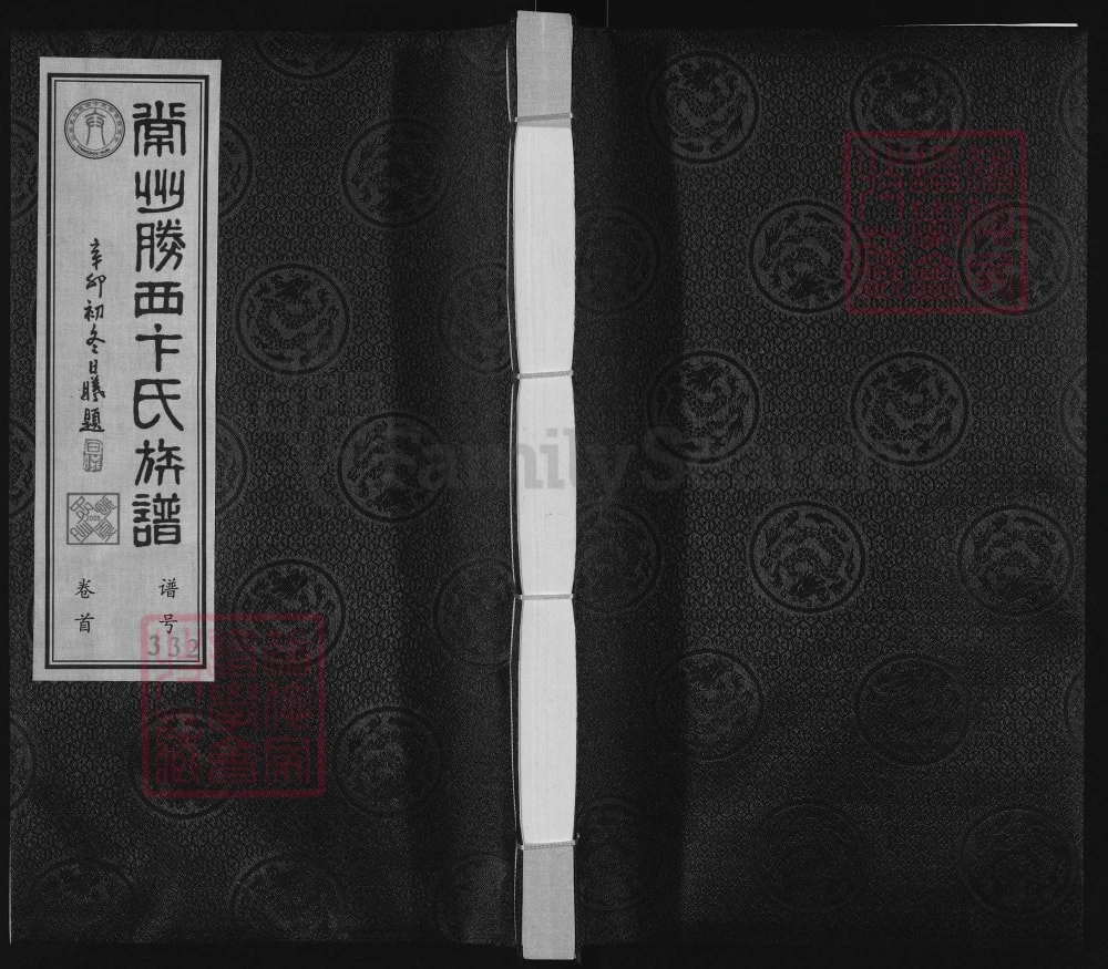 图片[1]-江苏常州胜西卞氏族谱（忠孝堂）电子版PDF下载-中华家谱网