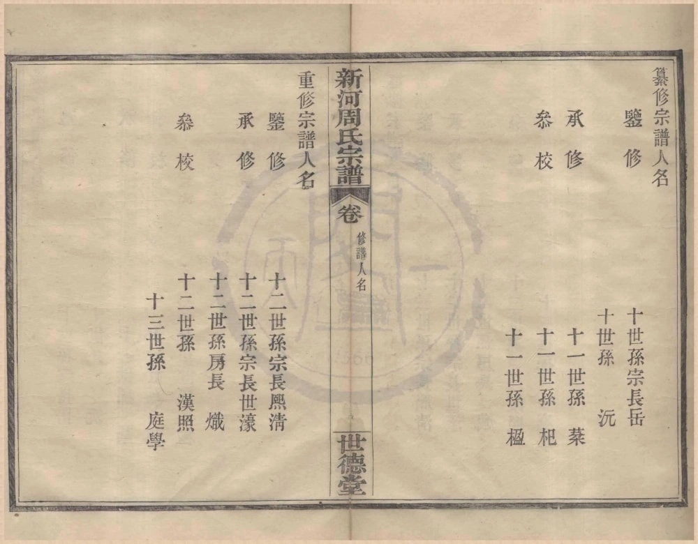 图片[3]-浙江宁波奉化新河周氏宗谱（世德堂）电子版PDF下载-中华家谱网