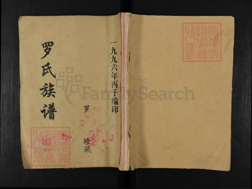 图片[1]-湖南益阳桃江县罗氏八修族谱（豫章堂）电子版PDF下载-中华家谱网