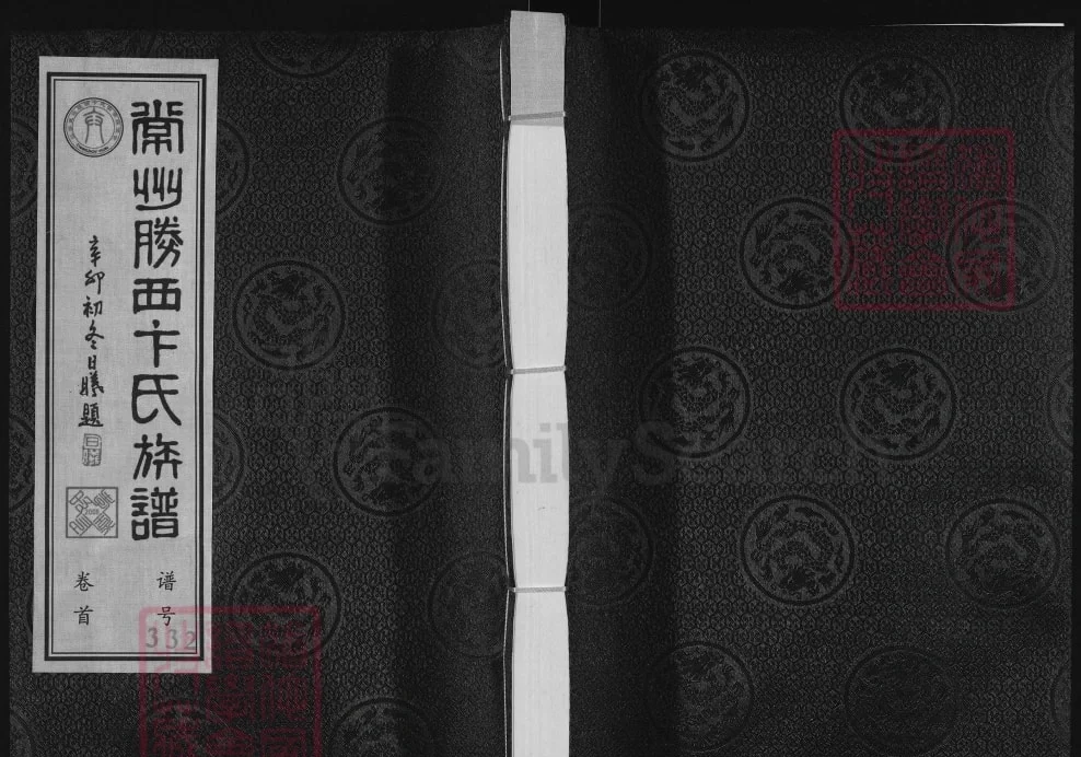 江苏常州胜西卞氏族谱（忠孝堂）电子版PDF下载-中华家谱网