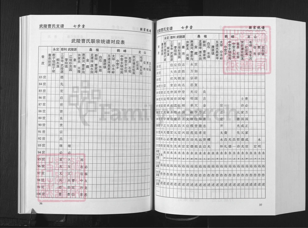 图片[5]-湖南张家界武陵曹氏支谱（七步堂，多支合修）电子版PDF下载-中华家谱网