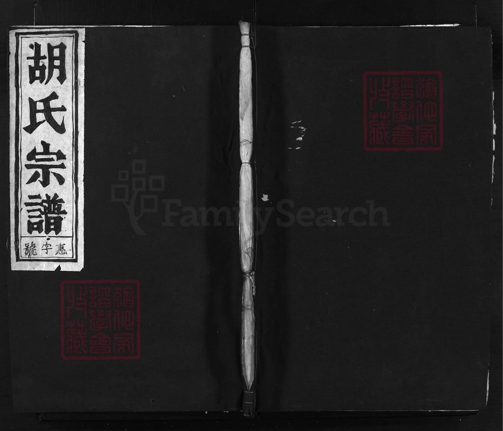 图片[1]-浙江兰溪庙山胡氏宗谱（瑞和堂）电子版PDF下载-中华家谱网