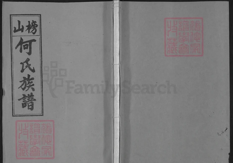湖南浏阳榜山何氏族谱（九九堂）电子版PDF下载-中华家谱网