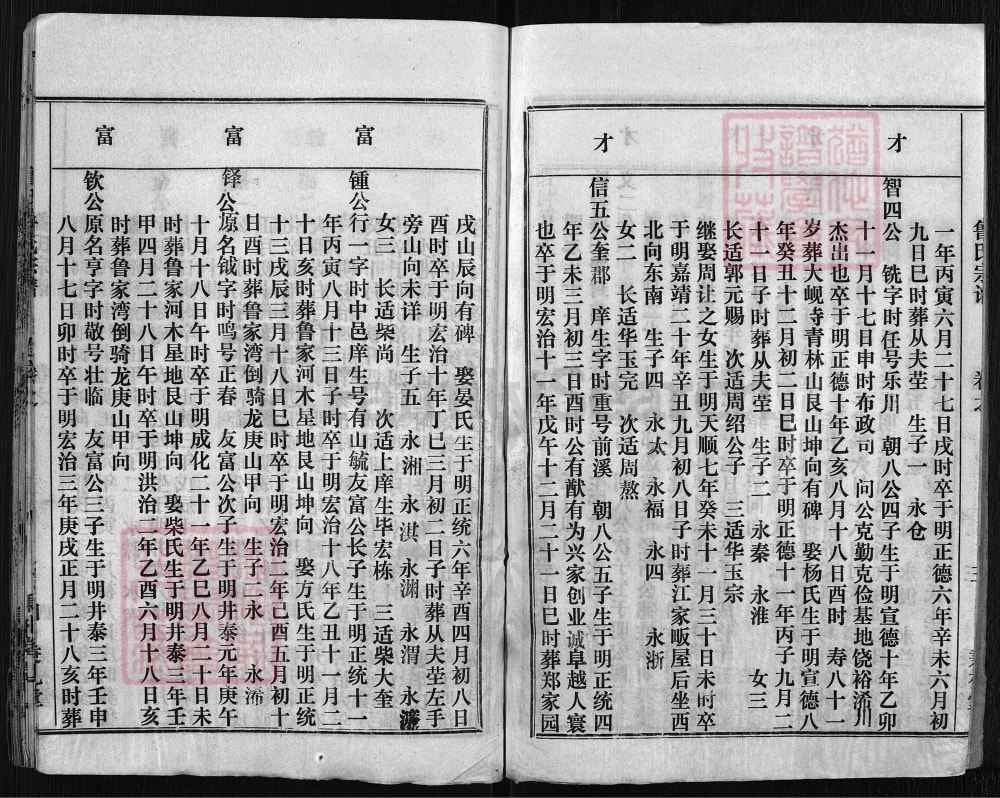 图片[8]-湖北黄冈浠水县鲁氏宗谱（秉礼堂，1994年本）电子版PDF下载-中华家谱网