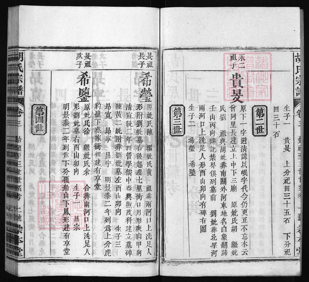图片[7]-湖北黄冈罗田胡氏上分四修宗谱（崇本堂）电子版PDF下载-中华家谱网