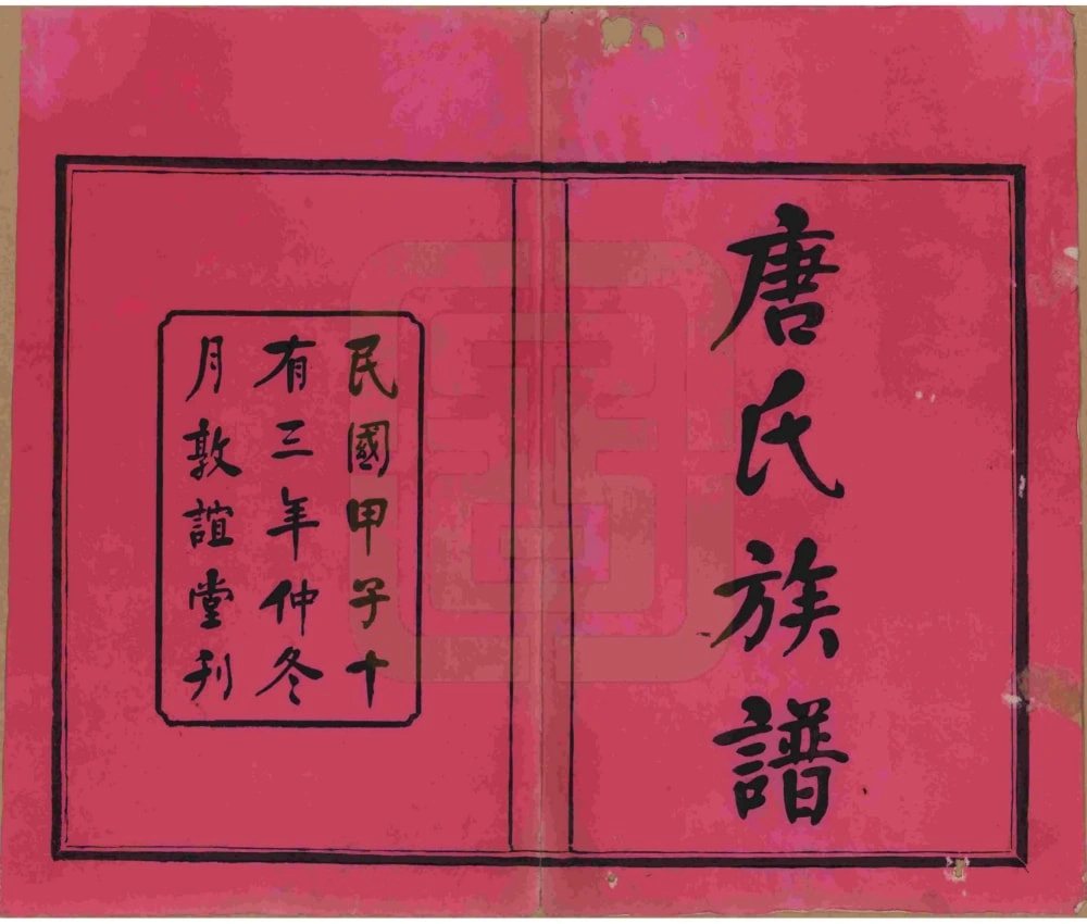 图片[2]-湖南长沙善邑唐氏续修族谱（敦谊堂）电子版PDF下载-中华家谱网