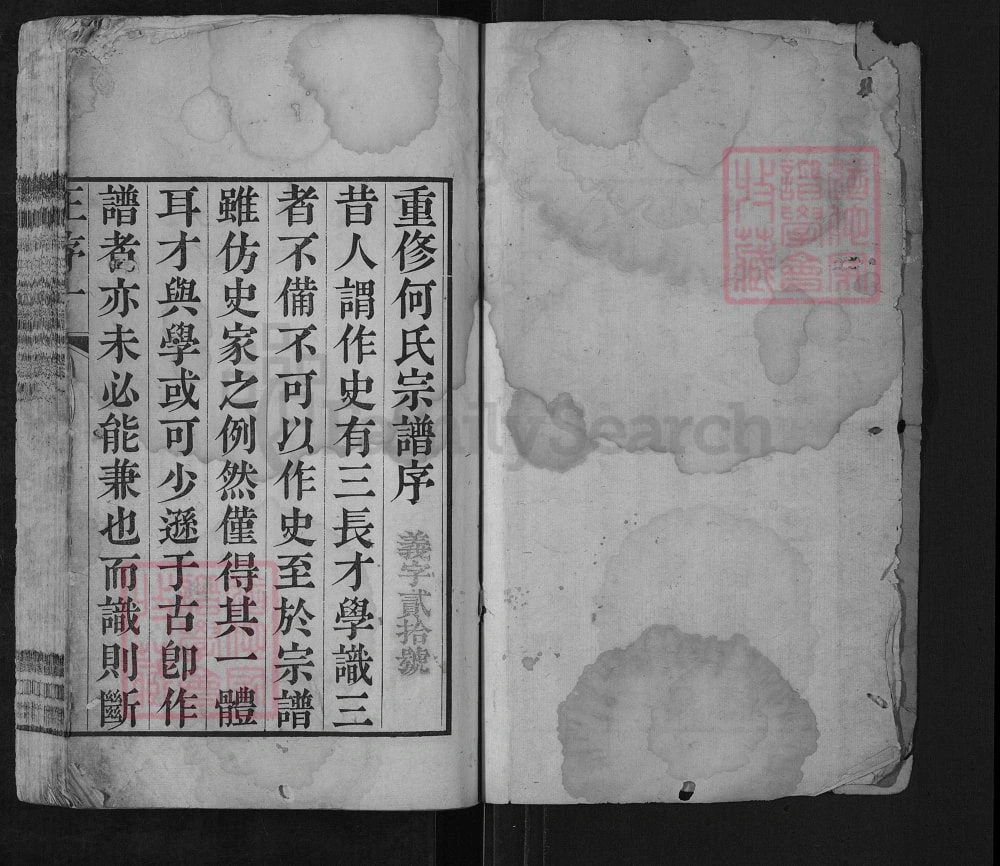 图片[1]-安徽桐城青山何氏宗谱电子版PDF下载-中华家谱网