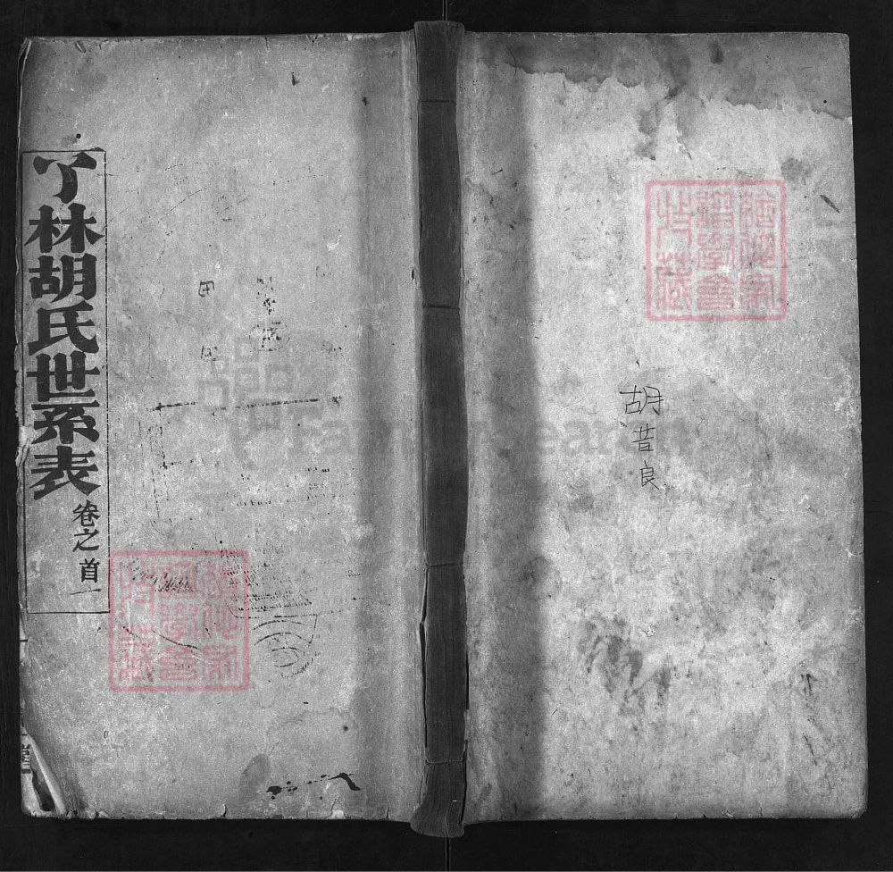 图片[1]-湖北麻城了林胡氏世系表（精一堂）电子版PDF下载-中华家谱网