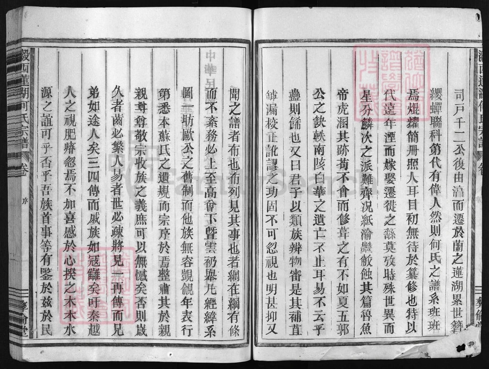 图片[3]-浙江兰溪瀔西莲湖何氏宗谱（彝伦堂）电子版PDF下载-中华家谱网