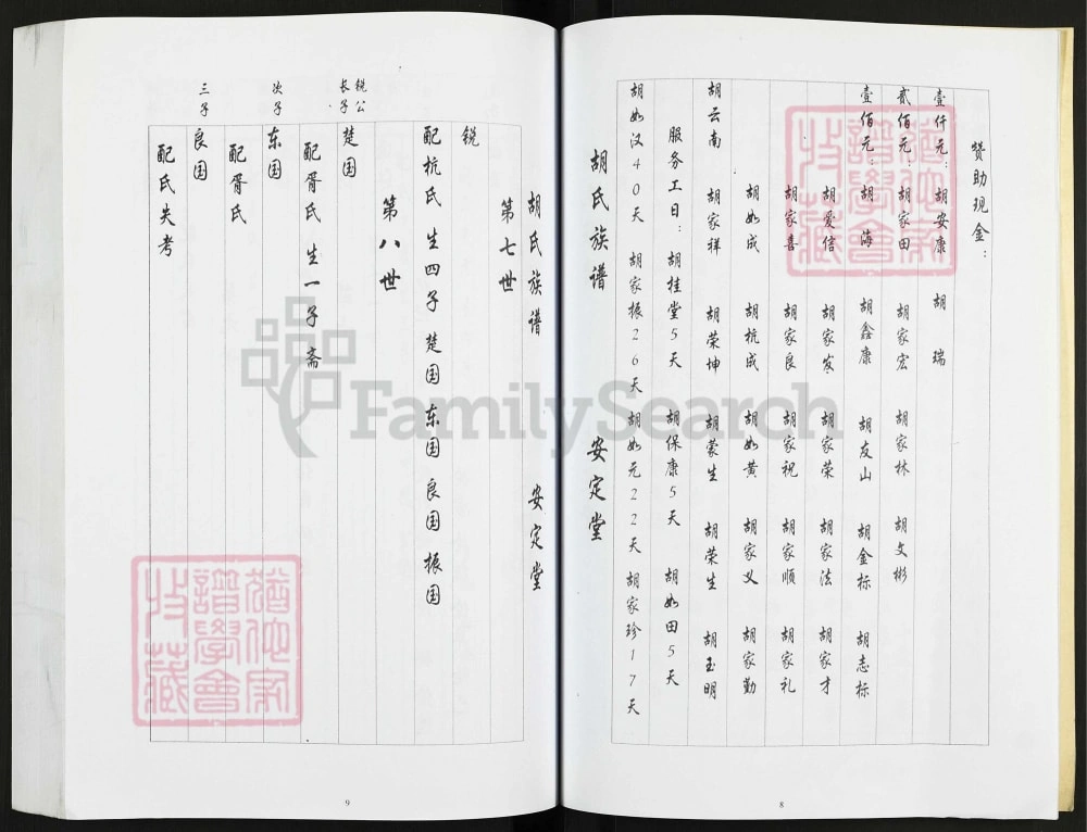 图片[6]-江苏盐城胡家伙胡氏家谱（安定堂）电子版PDF下载-中华家谱网