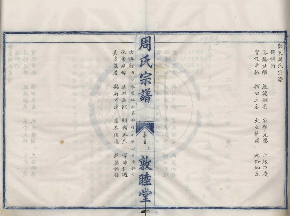 图片[3]-浙江宁波鄞州区鄞东周氏宗谱（敦睦堂）电子版PDF下载-中华家谱网