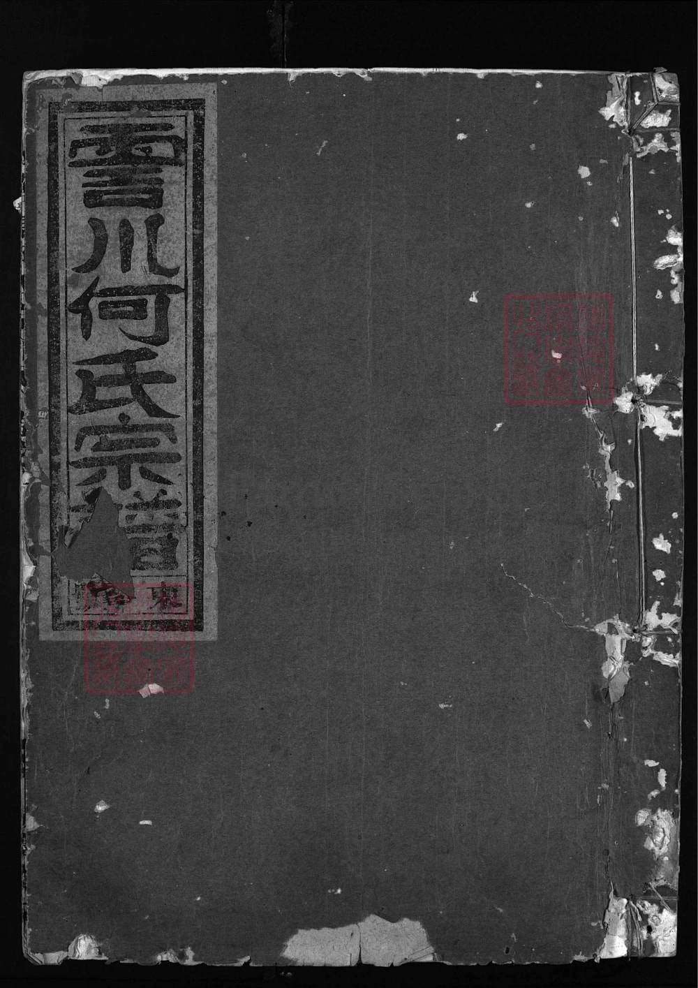 图片[1]-浙江兰溪清塘何氏宗谱（积庆堂）电子版PDF下载-中华家谱网
