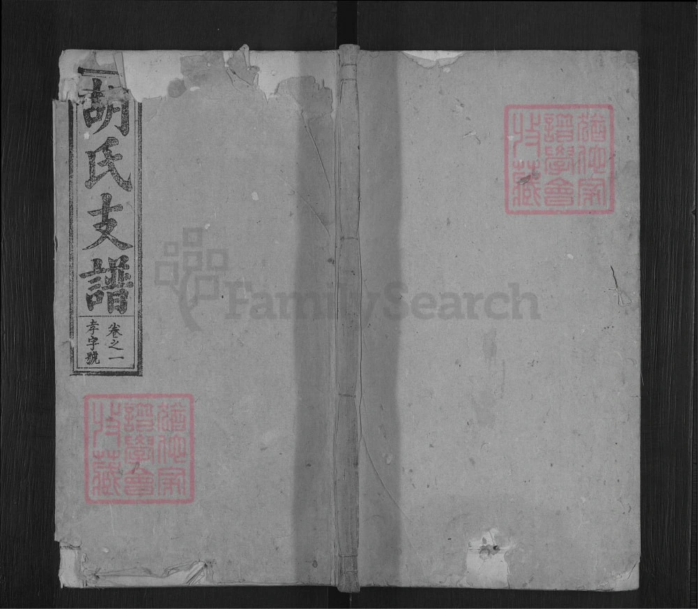 图片[1]-胡氏支谱（经麟堂，安徽桐城、怀宁统谱）电子版PDF下载-中华家谱网