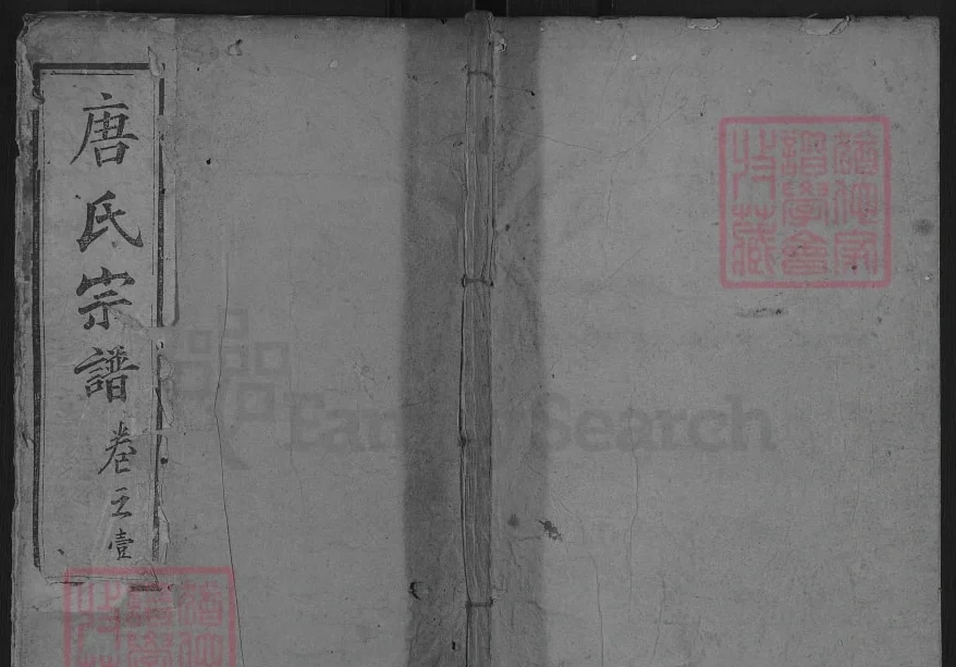 湖北黄冈红安唐氏宗谱（晋阳堂）电子版PDF下载-中华家谱网