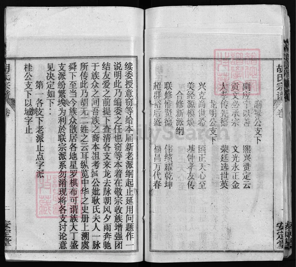 图片[4]-湖北黄冈胡氏宗谱（安定堂，1995年本）电子版PDF下载-中华家谱网