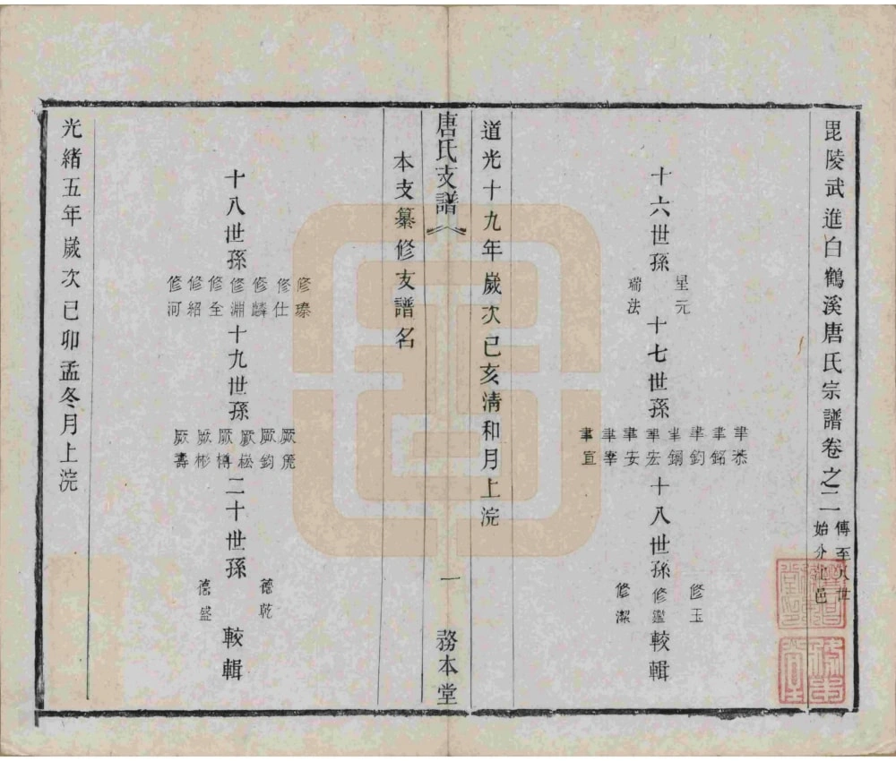 图片[8]-江苏江阴毗陵江邑太平桥唐氏支谱（务本堂）电子版PDF下载-中华家谱网