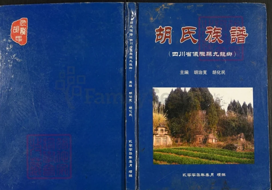 四川南充仪陇胡氏族谱电子版PDF下载-中华家谱网
