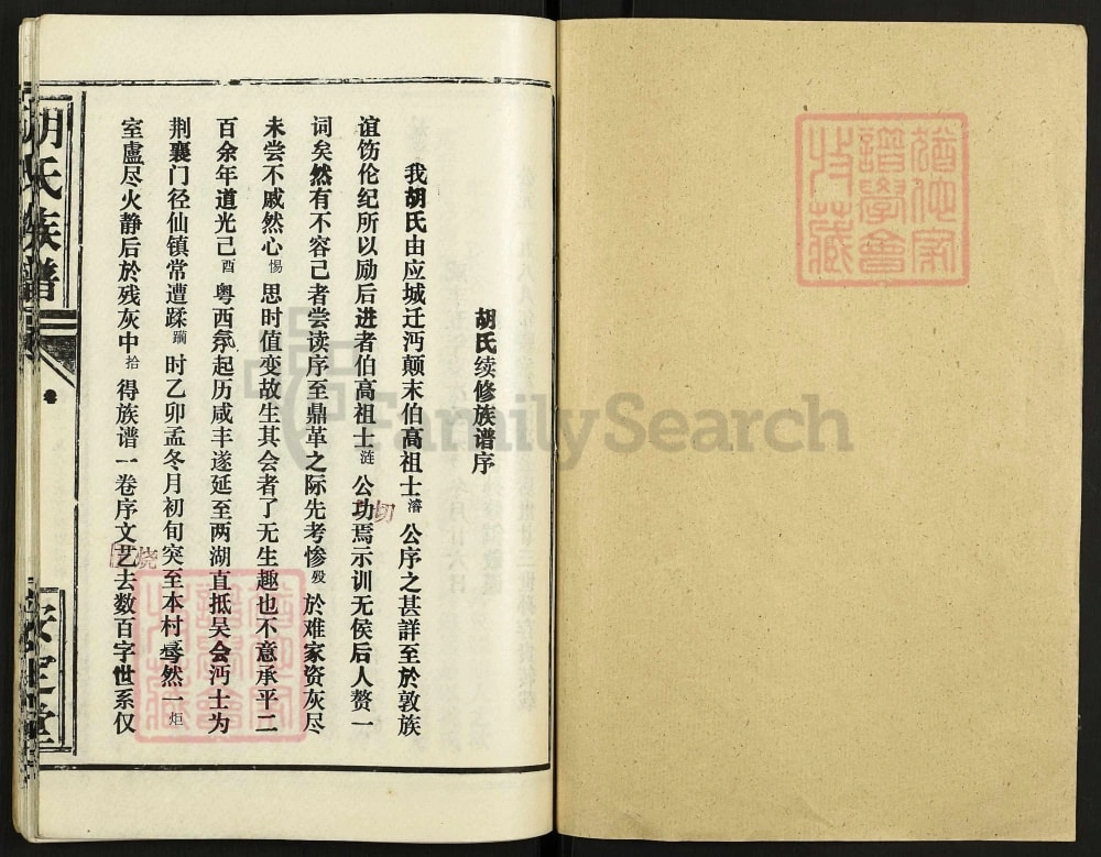 图片[2]-湖北咸宁通城县胡氏族谱（安定堂）电子版PDF下载-中华家谱网