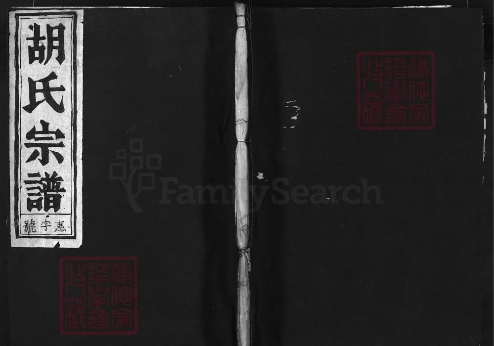 浙江兰溪庙山胡氏宗谱（瑞和堂）电子版PDF下载-中华家谱网