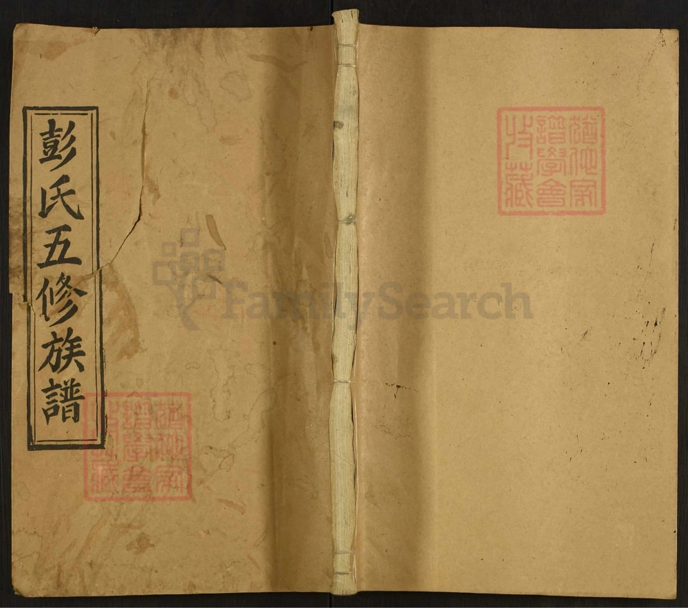 图片[1]-湖南邵阳青茅冈彭氏五修族谱（新泽堂）电子版PDF下载-中华家谱网