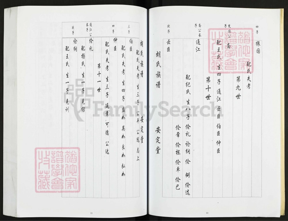 图片[7]-江苏盐城胡家伙胡氏家谱（安定堂）电子版PDF下载-中华家谱网