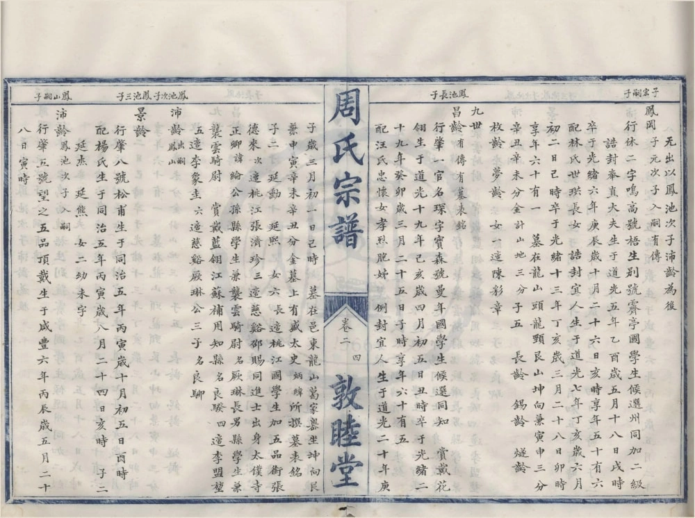 图片[8]-浙江宁波鄞州区鄞东周氏宗谱（敦睦堂）电子版PDF下载-中华家谱网