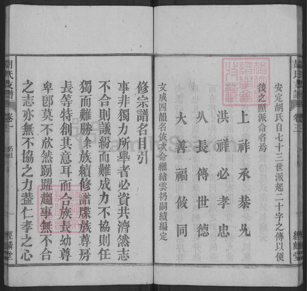 图片[4]-胡氏支谱（经麟堂，安徽桐城、怀宁统谱）电子版PDF下载-中华家谱网