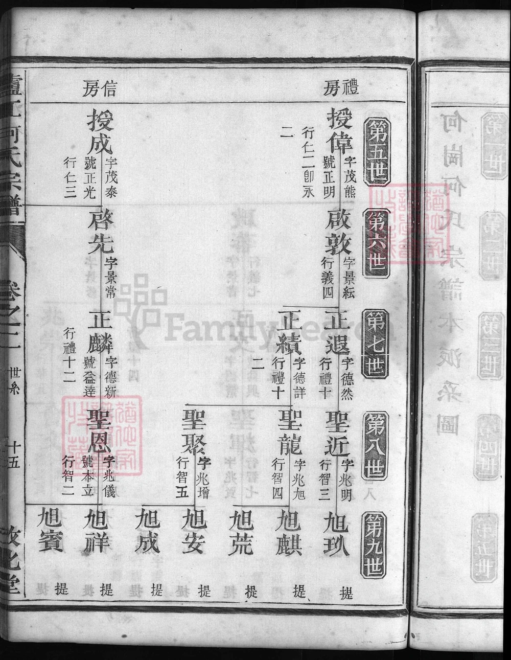 图片[5]-浙江兰溪何岗何氏宗谱（敦化堂）电子版PDF下载-中华家谱网