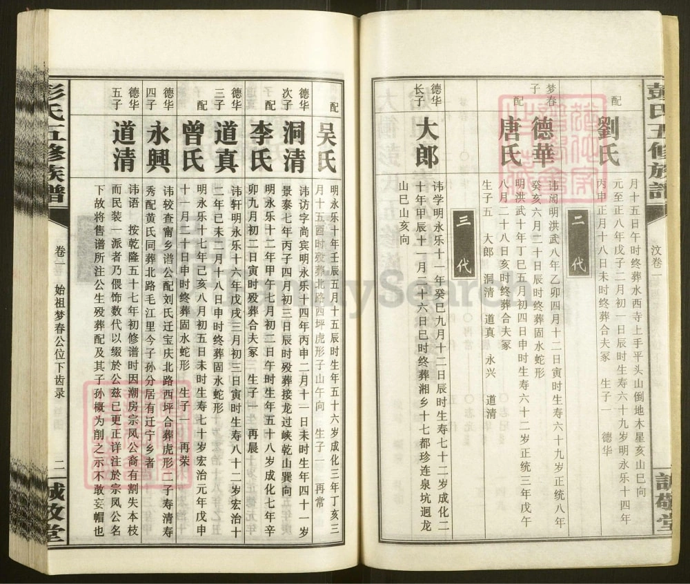 图片[5]-湖南邵阳大冲彭氏五修族谱（诚敬堂）电子版PDF下载-中华家谱网