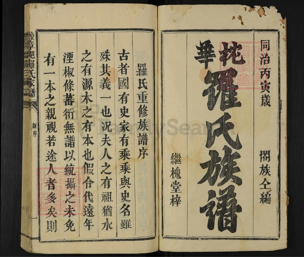 图片[2]-福建宁化豫章郡罗氏家谱（继槐堂）电子版PDF下载-中华家谱网