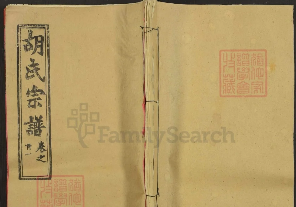 湖北黄冈河南信阳合修胡氏宗谱（安定堂）电子版PDF下载-中华家谱网