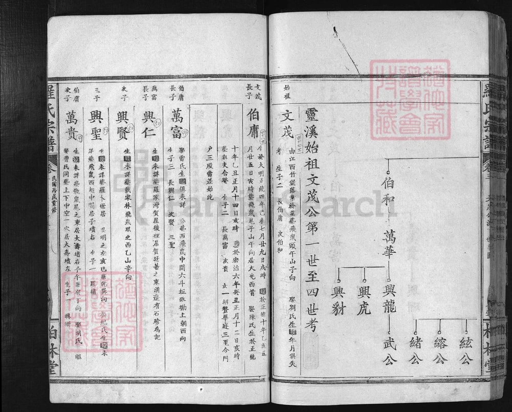图片[6]-湖北大冶罗氏宗谱文茂公支（柏林堂）电子版PDF下载-中华家谱网