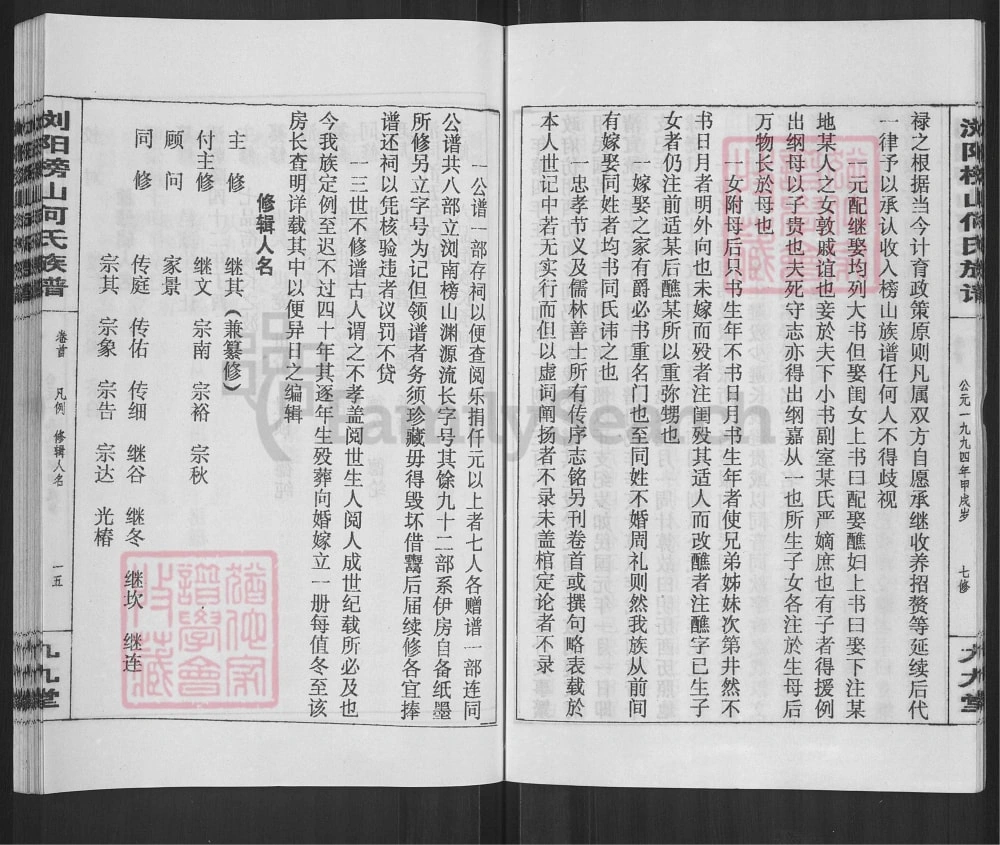 图片[4]-湖南浏阳榜山何氏族谱（九九堂）电子版PDF下载-中华家谱网