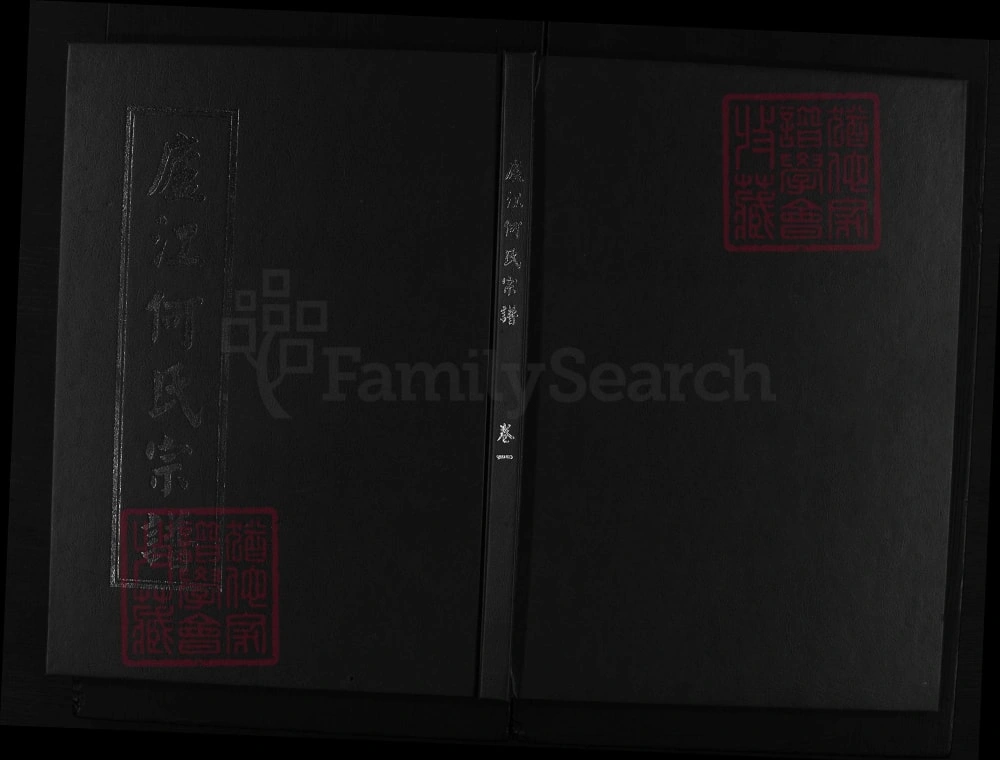 图片[1]-浙江兰溪社溪庐江何氏宗谱（余庆堂）电子版PDF下载-中华家谱网