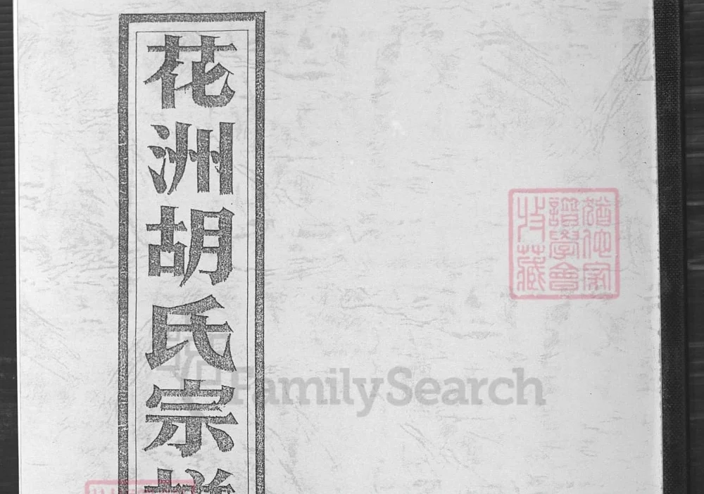 安徽芜湖南陵花洲胡氏宗谱（惠宗堂）电子版PDF下载-中华家谱网