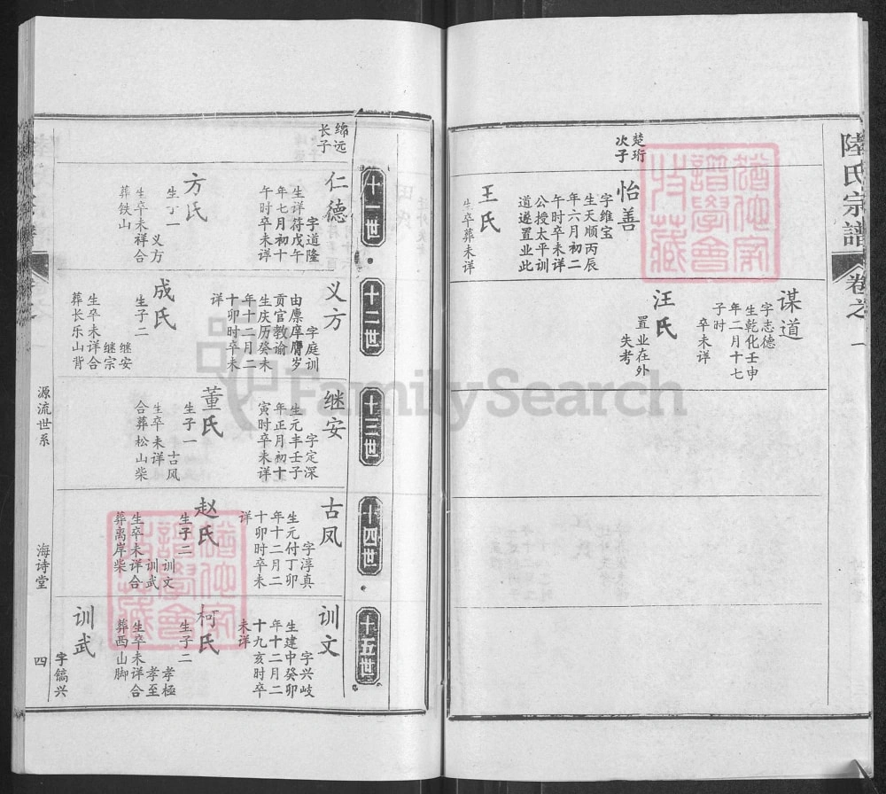 图片[8]-湖北武汉黄陂区陆氏宗谱（诗海堂）电子版PDF下载-中华家谱网