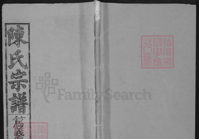 安徽陈氏宗谱（怀宁桐城贵池合谱，笃义堂）-中华家谱网