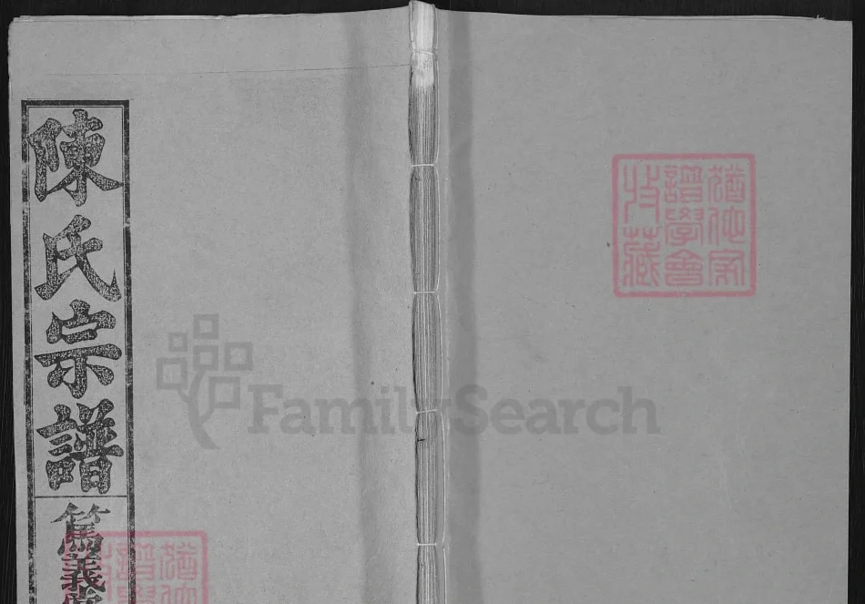 安徽陈氏宗谱（怀宁桐城贵池合谱，笃义堂）电子版PDF下载-中华家谱网