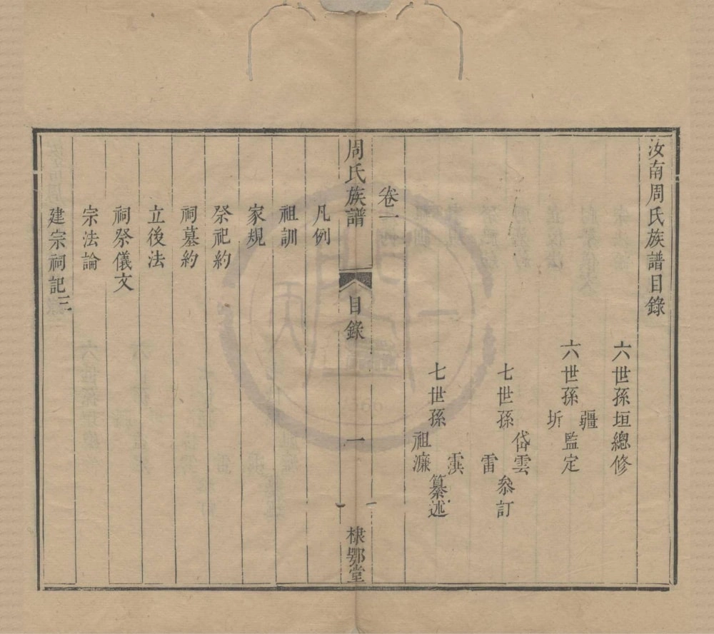 图片[3]-浙江杭州汝南周氏族谱（棣鄂堂）电子版PDF下载-中华家谱网