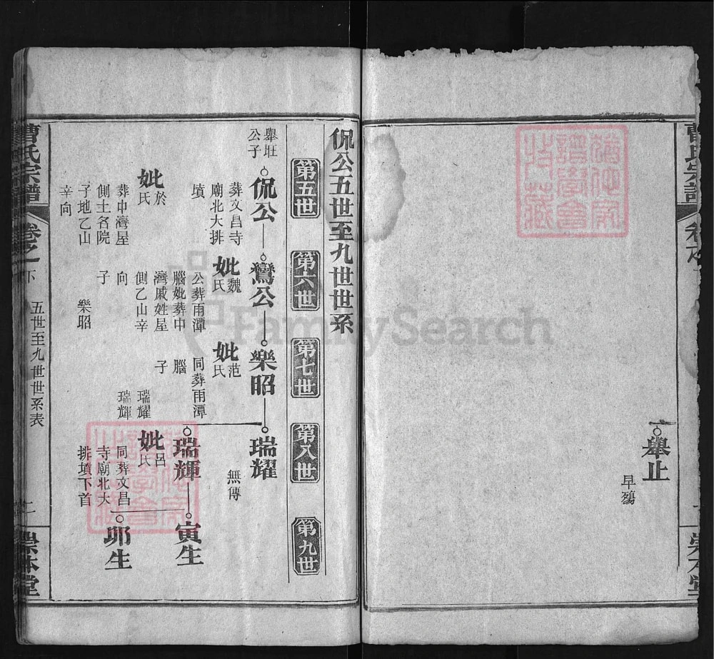 图片[6]-湖北黄冈冈邑曹氏宗谱（崇本堂）电子版PDF下载-中华家谱网