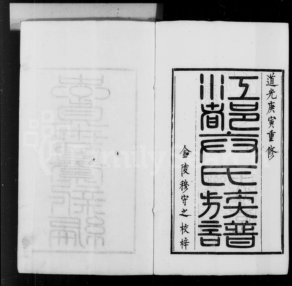 图片[1]-江苏扬州江都卞氏族谱电子版PDF下载-中华家谱网